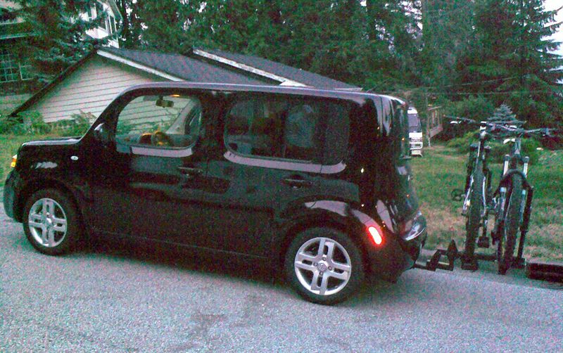 nissan cube bike rack