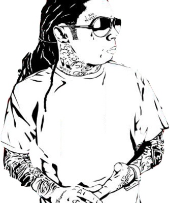 black & white Pictures, Images and Photos · Custom Made Lil Wayne 