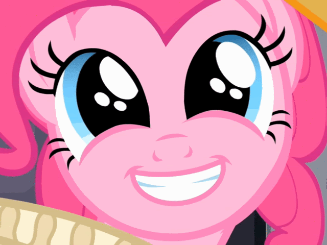 Pinkie Pie Grin, This is a popular image all over the web.