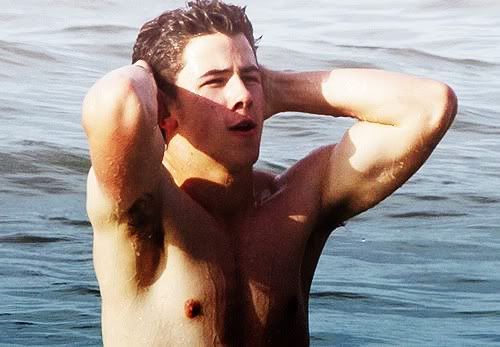 Nick Shirtless