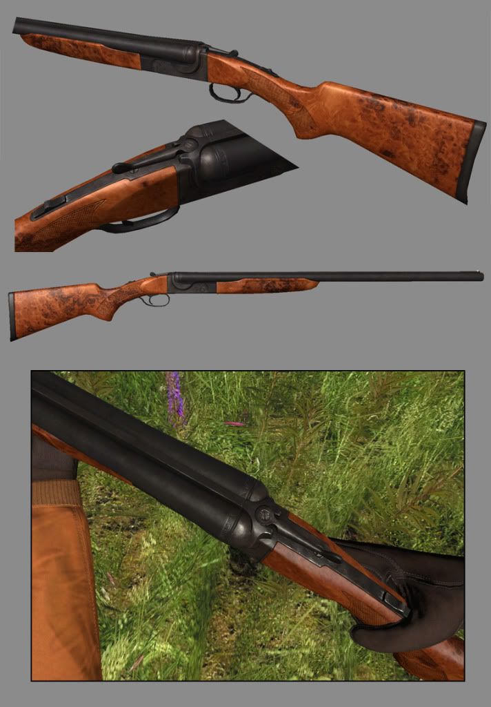 Side-by-side shotgun