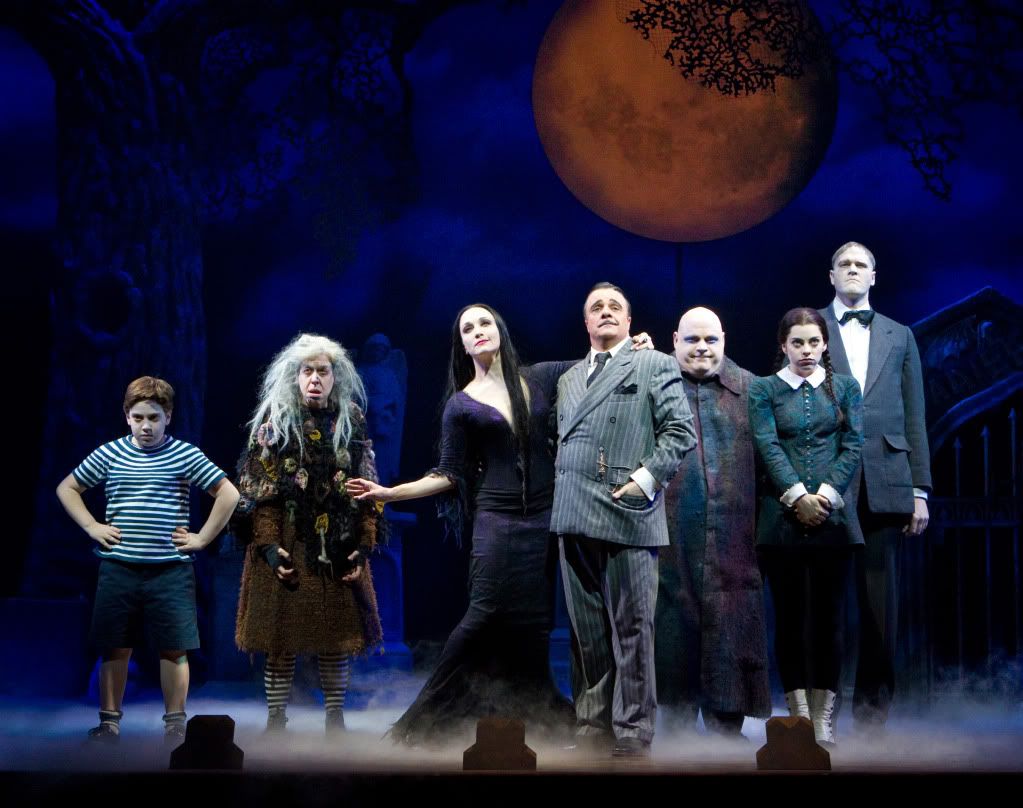 THE ADDAMS FAMILY Original Broadway Cast.  (Photo by Joan Marcus)