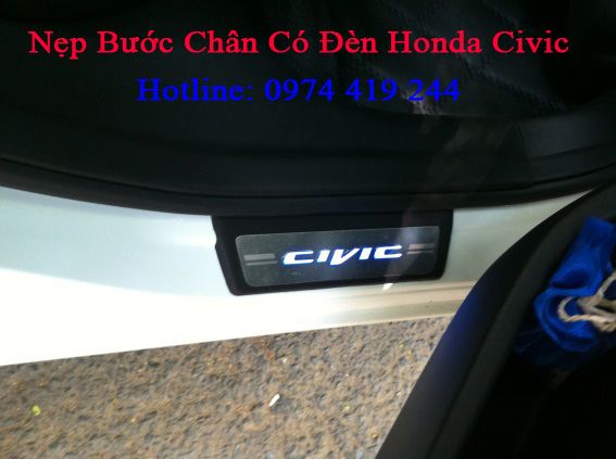 Nẹp Bước Chân Có Đèn Civic