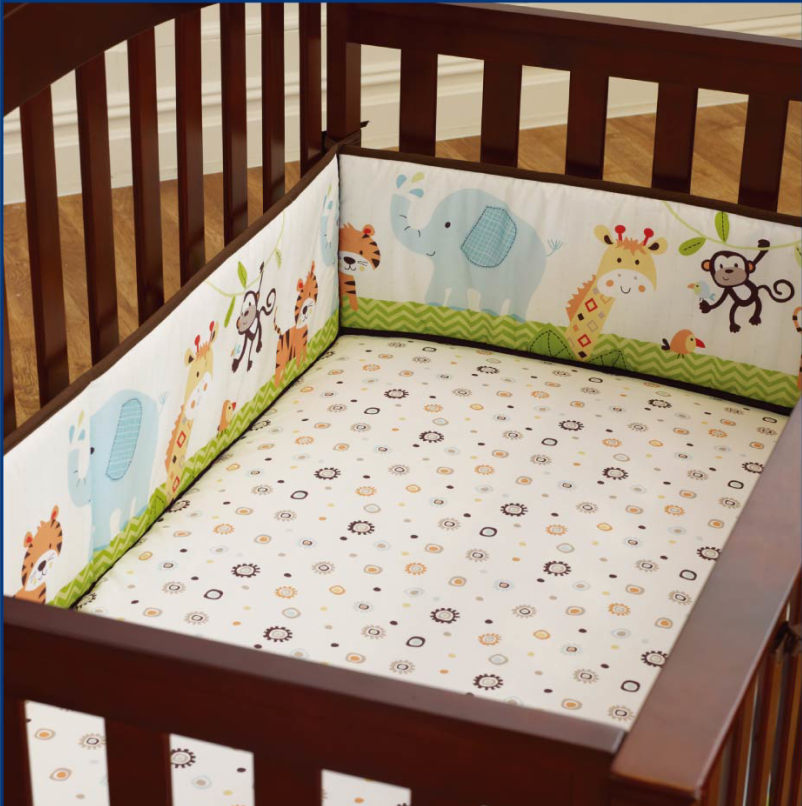 Baby Bedding Crib Cot Quilt Set NEW 8pcs Quilt Bumper Sheet Dust