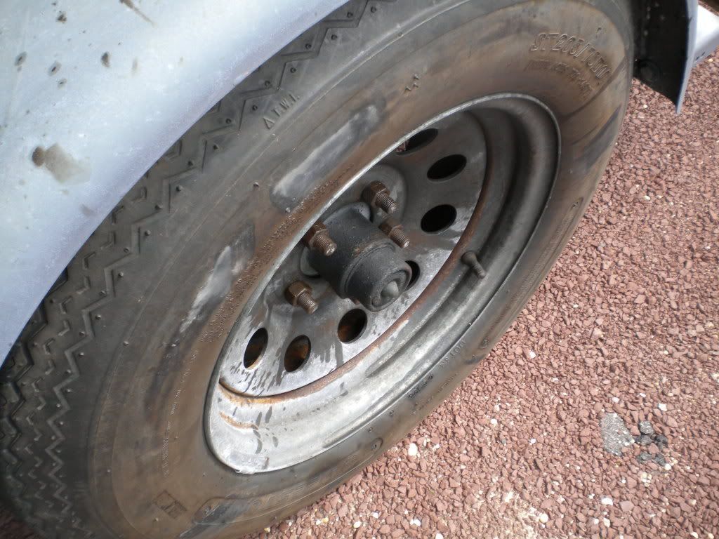 Broken Trailer Axle Hub Any Thoughts?