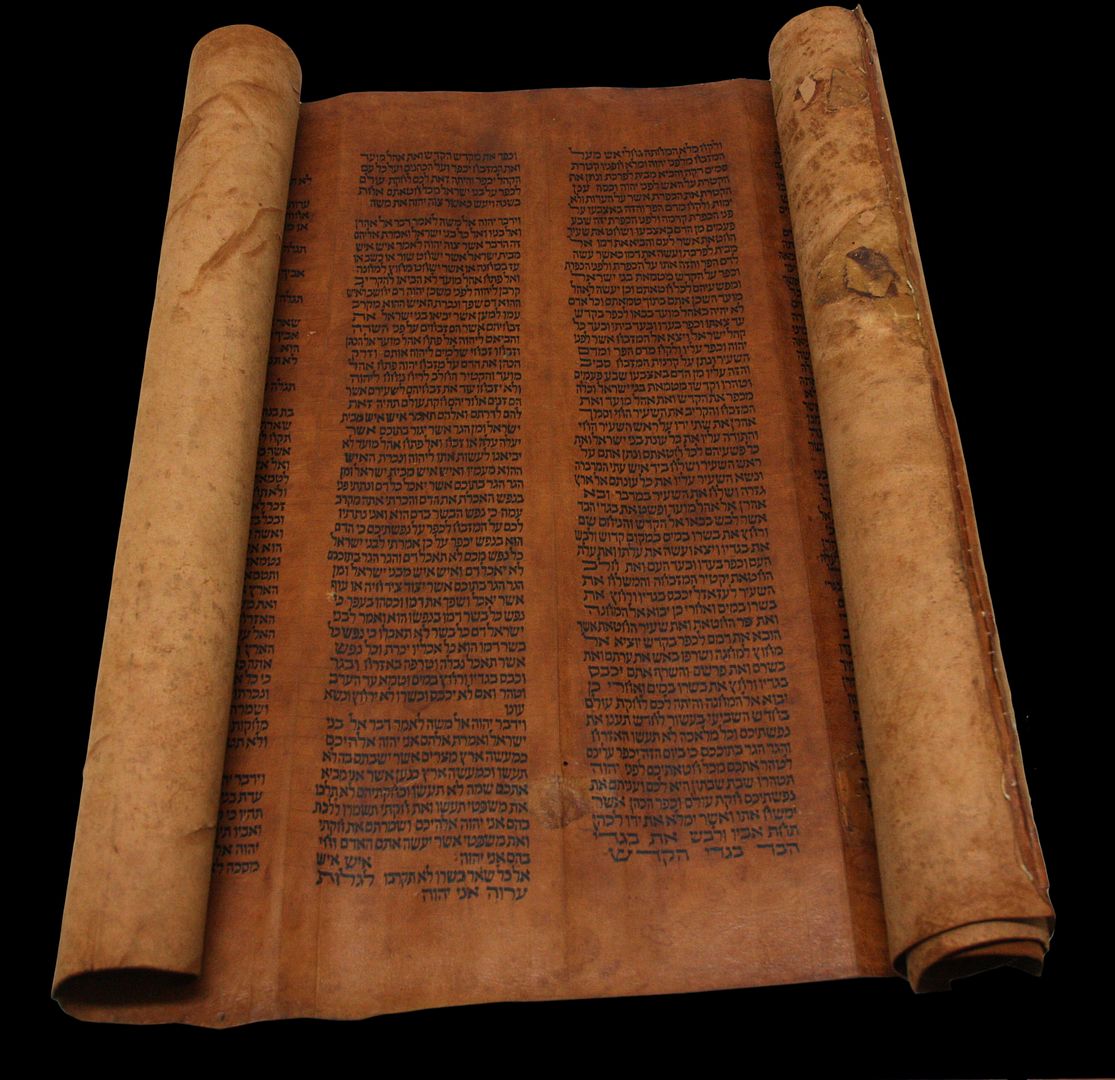 ANCIENT VELLUM TORAH BIBLE MANUSCRIPT Leviticus SCROLL JUDAICA 250 YRS ...