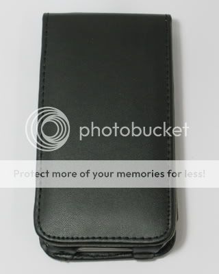 Black pu Leather Phone Case Pouch for Apple 4 iPhone 4 4G  