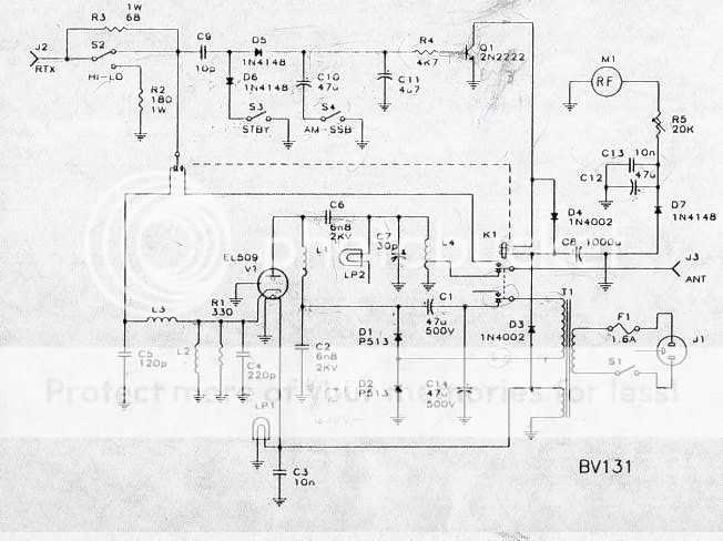 zetagi bv131 using the EL519 - Transmission1