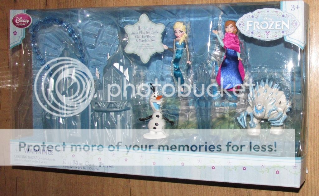 frozen mini castle playset